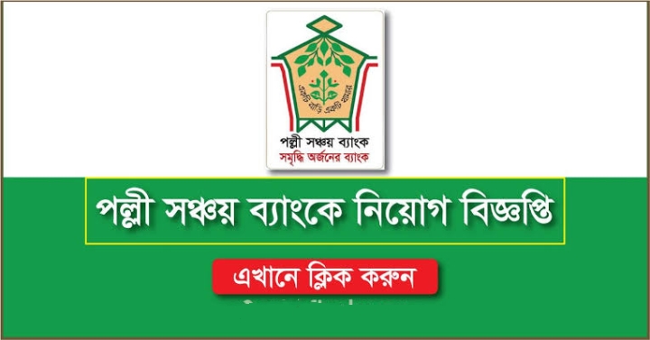 Palli Sanchay Bank New Job Circular-2021
