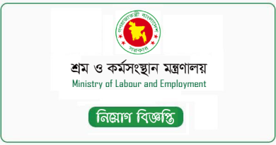 Ministry of Labour and Employment Jobs Circular 2023